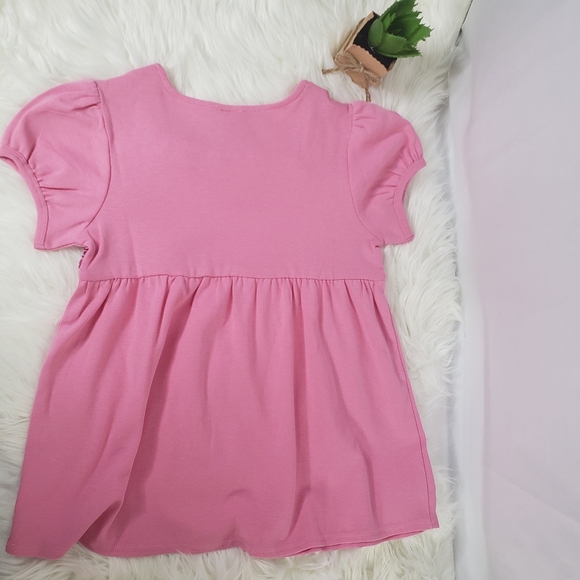 Vintage Gymboree Girls Top Size 9 Pink Short Sleeve - Picture 6 of 7